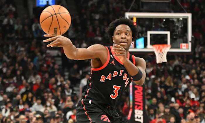 The Toronto Raptors drafted OG Anunoby in the first round of the 2017 NBA Draft. 